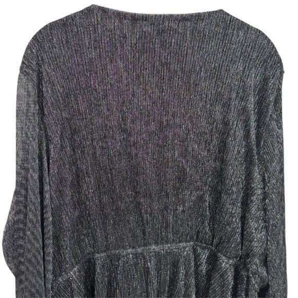 NEW Maurice’s Shimmer Wrap Peplum Blouse New Year's Special Occasion Event 2X - Picture 8 of 12